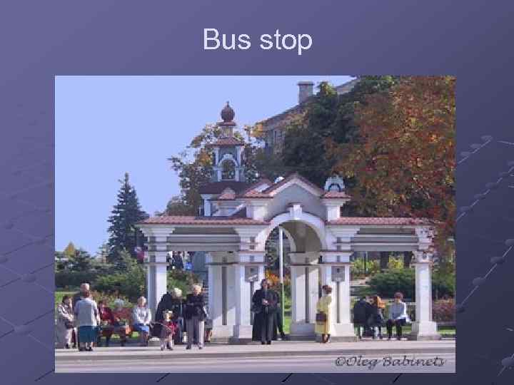 Bus stop 