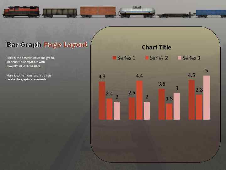 Bar Graph Page Layout Chart Title Series 1 Here is the description of the