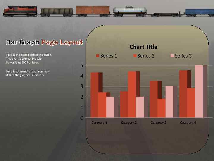 Bar Graph Page Layout Here is the description of the graph. This chart is