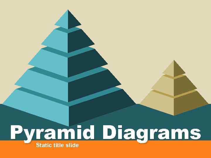 Pyramid Diagrams Static title slide 