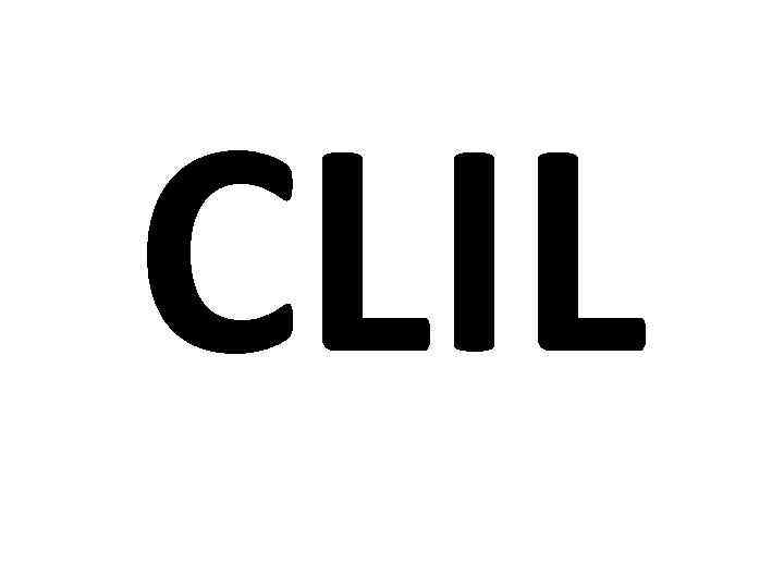 CLIL 