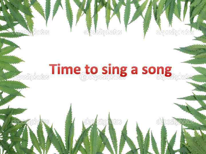Time to sing a song 