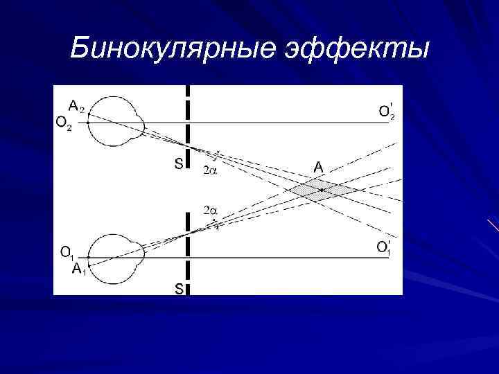 Бинокулярные эффекты 