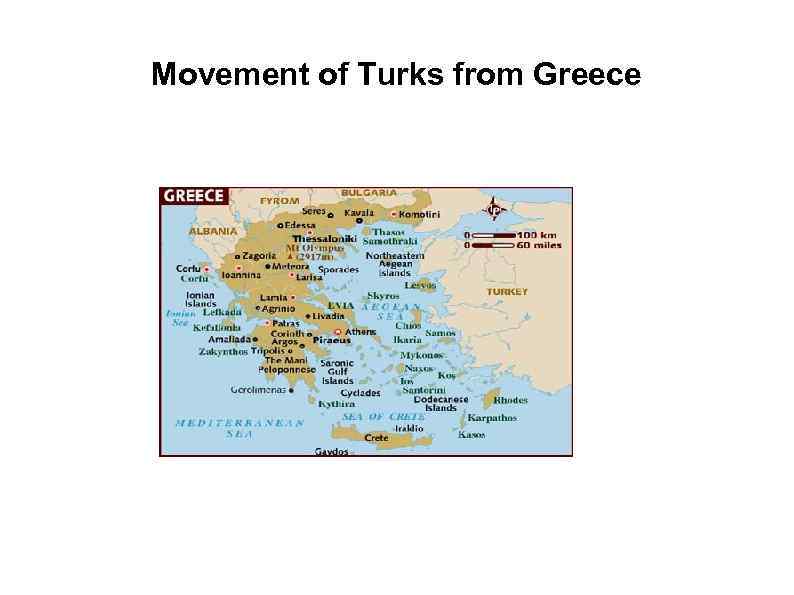 Movement of Turks from Greece 