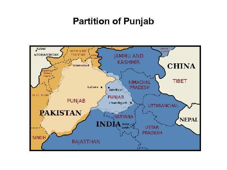 Partition of Punjab 