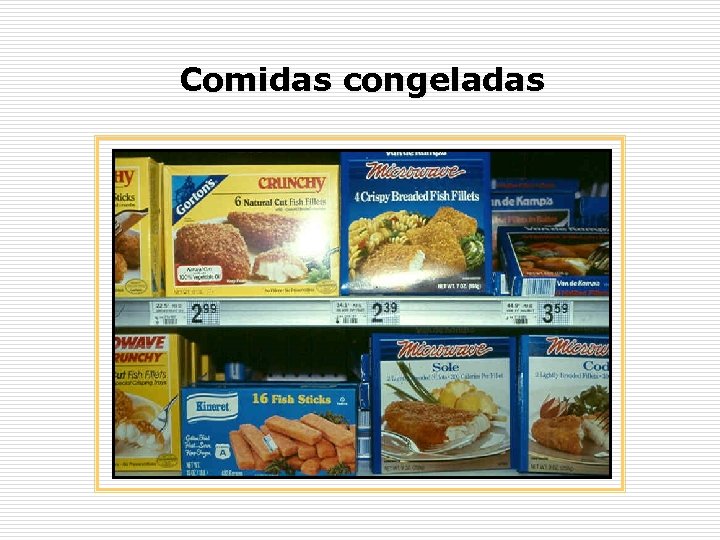 Comidas congeladas 