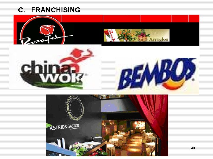C. FRANCHISING 48 