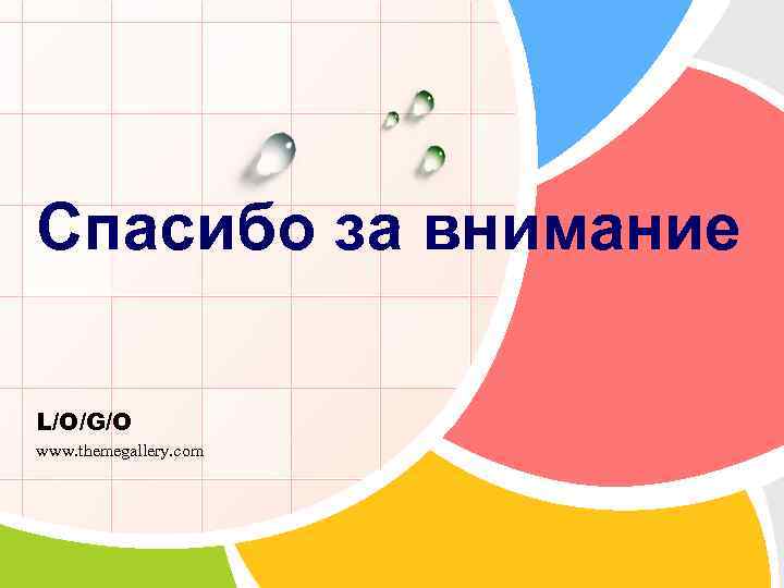 Спасибо за внимание L/O/G/O www. themegallery. com 