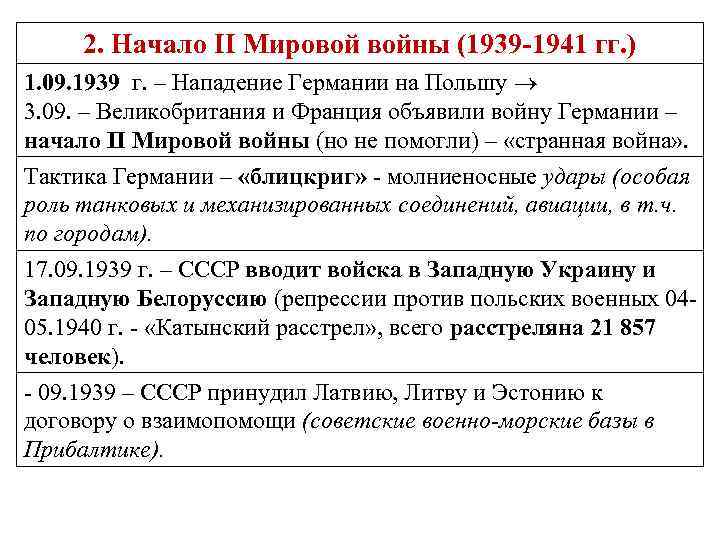 Презентация по всеобщей истории 10 класс вторая мировая война 1939 1945