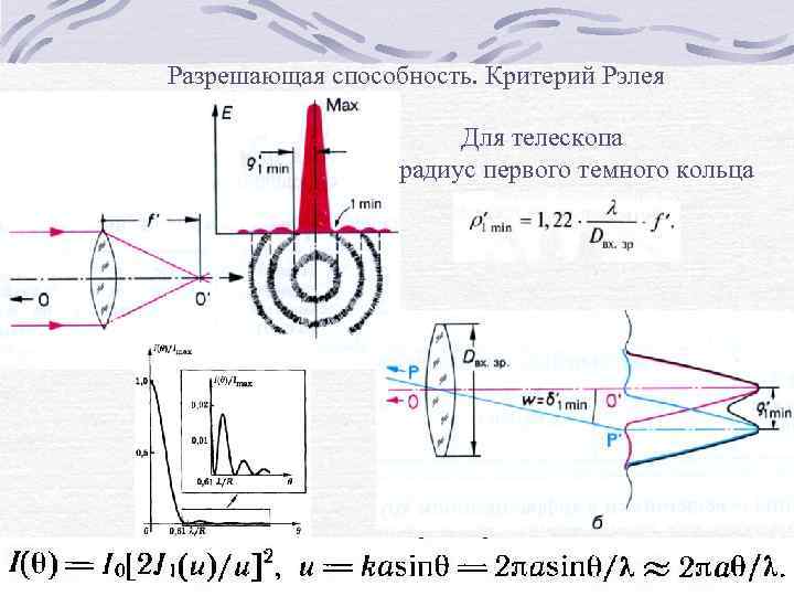 Разрешающая способность телескопа