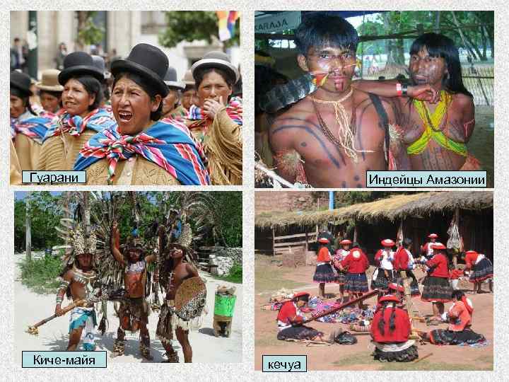 Гуарани Киче-майя Индейцы Амазонии кечуа 