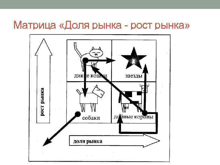 Матрица «Доля рынка - рост рынка» 