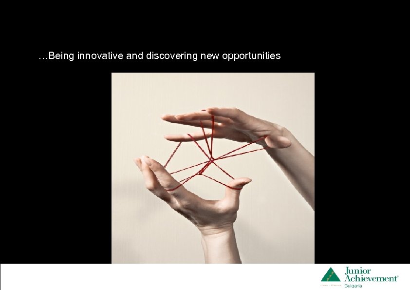 …Being innovative and discovering new opportunities 32 pt Smallest 28 pt __ _______ __