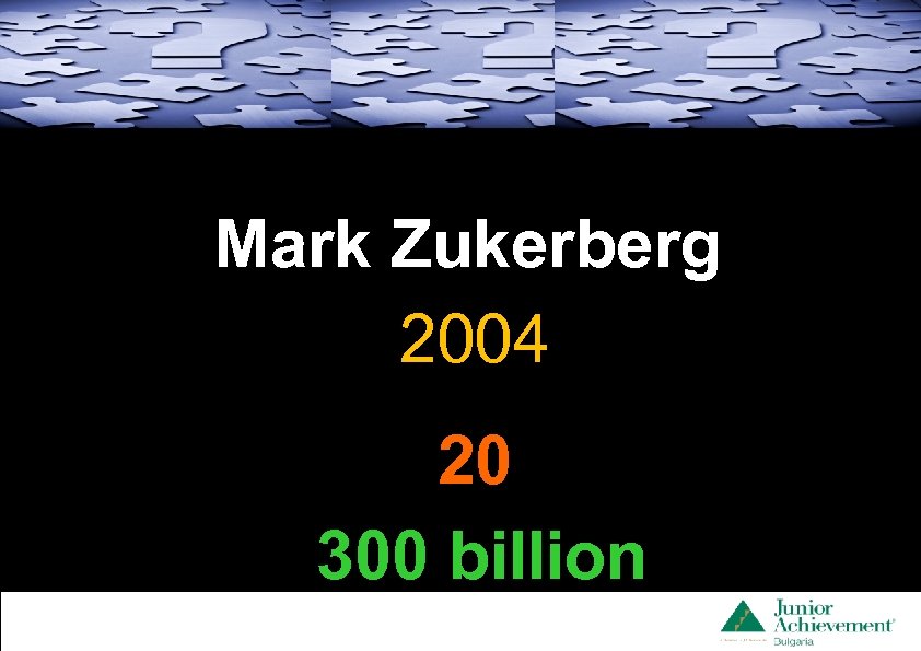 32 pt Smallest 28 pt __ _______ __ Mark Zukerberg 2004 __ _______ __