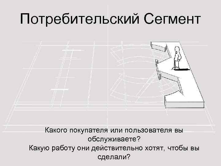 Потребительский Сегмент Какого покупателя или пользователя вы обслуживаете? Какую работу они действительно хотят, чтобы