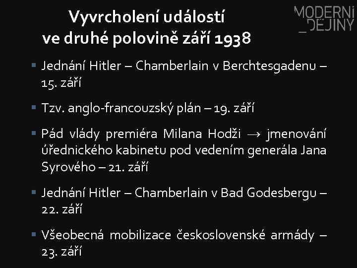 Vyvrcholení událostí ve druhé polovině září 1938 § Jednání Hitler – Chamberlain v Berchtesgadenu