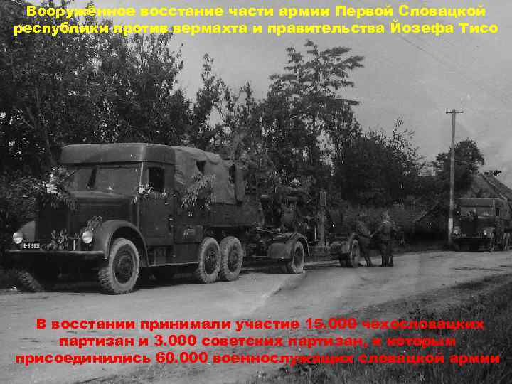 Вооружённое восстание части армии Первой Словацкой республики против вермахта и правительства Йозефа Тисо В