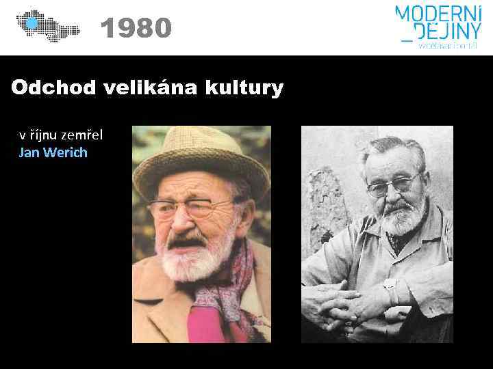 1980 Odchod velikána kultury v říjnu zemřel Jan Werich 