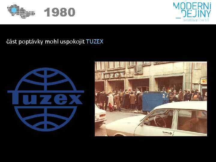 1980 část poptávky mohl uspokojit TUZEX 