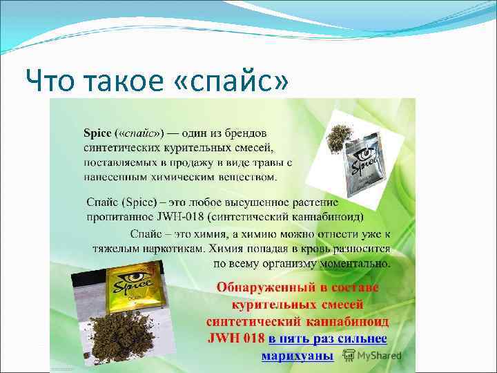 Что такое «спайс» 