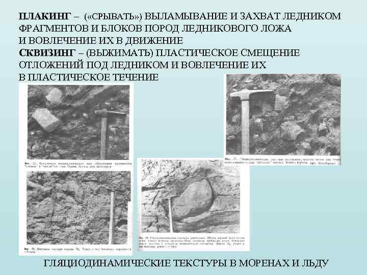 ПЛАКИНГ – ( «СРЫВАТЬ» ) ВЫЛАМЫВАНИЕ И ЗАХВАТ ЛЕДНИКОМ ФРАГМЕНТОВ И БЛОКОВ ПОРОД ЛЕДНИКОВОГО