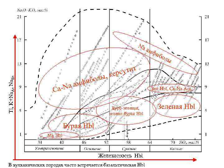 Ti, K+Na. A, Na. B, Na олы, фиб амф ибо лы сутит кер м