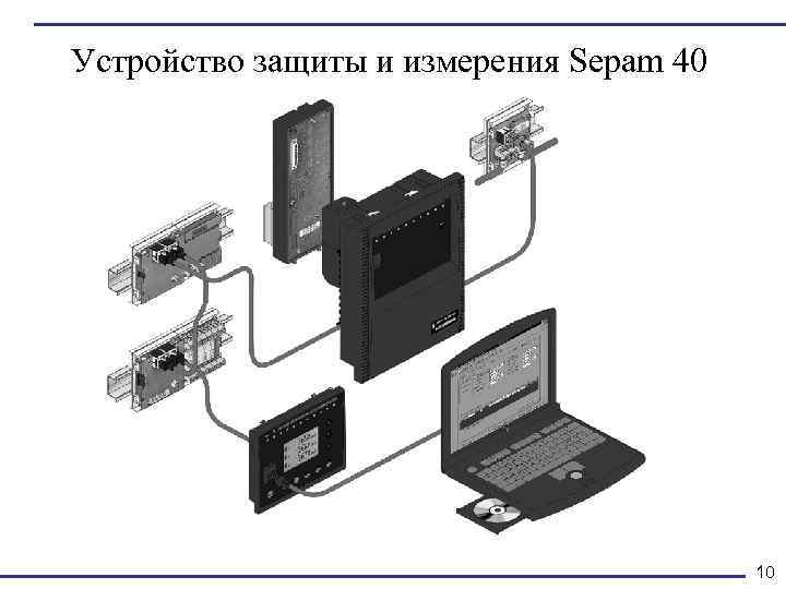 Устройство защиты и измерения Sepam 40 10 