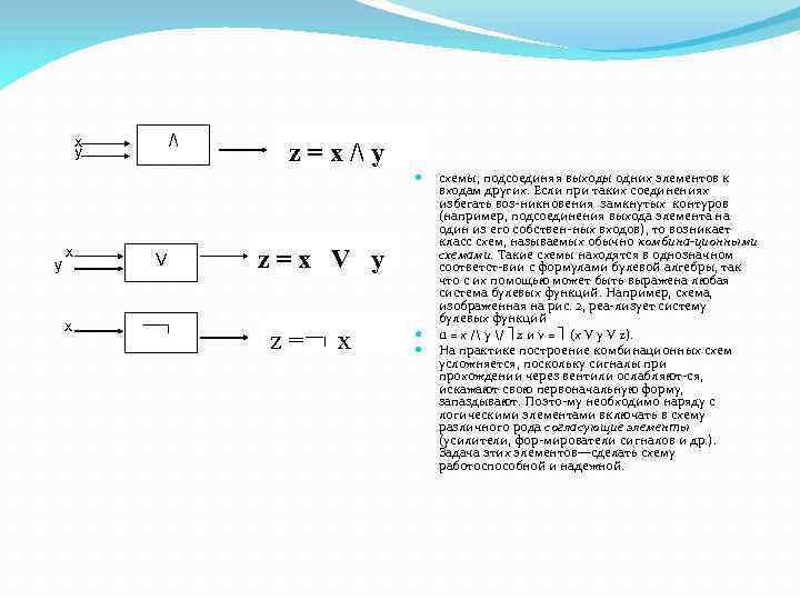 / x y z = x / y y х x V z=x V