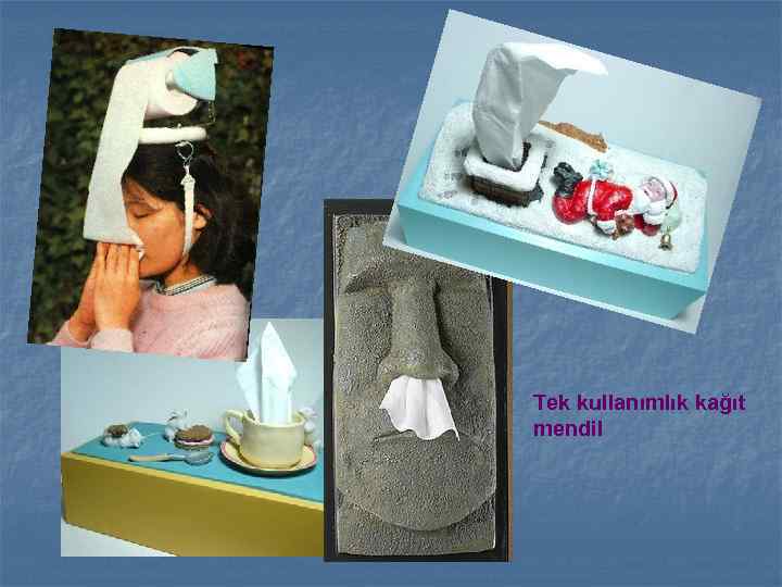 Tek kullanımlık kağıt mendil 