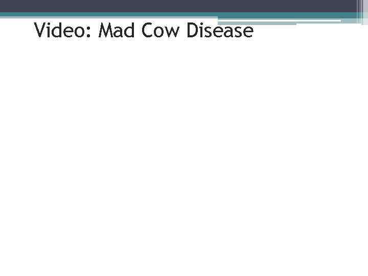 Video: Mad Cow Disease 