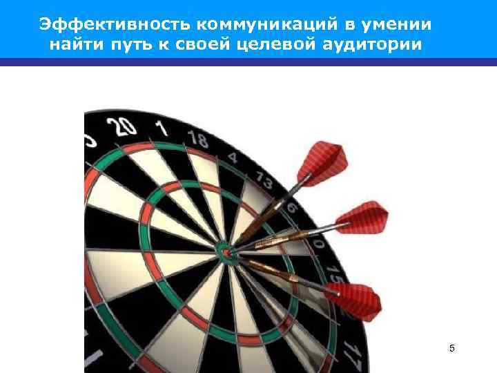 Эффективность коммуникаций в умении найти путь к своей целевой аудитории 5 