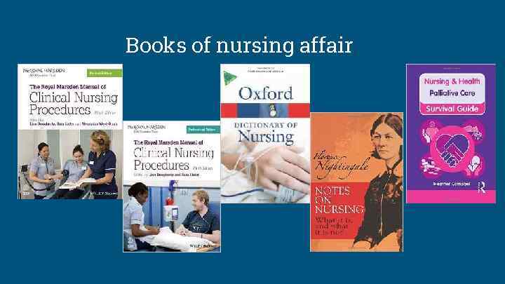 Books of nursing affair 