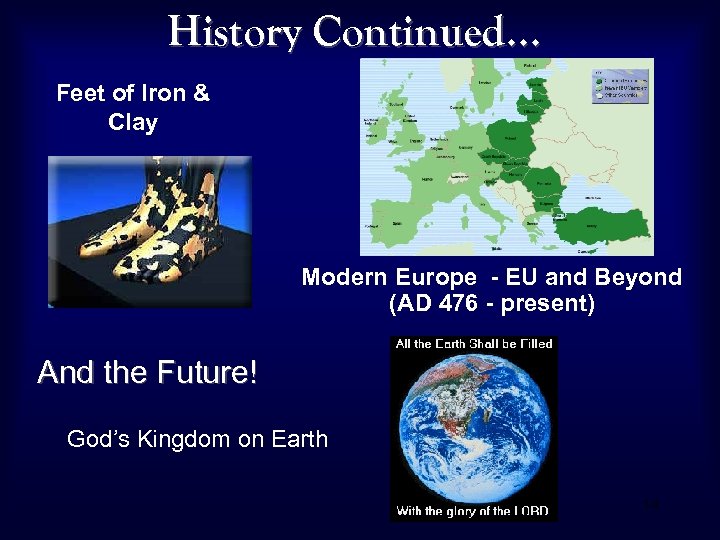 History Continued… Feet of Iron & Clay Modern Europe - EU and Beyond (AD