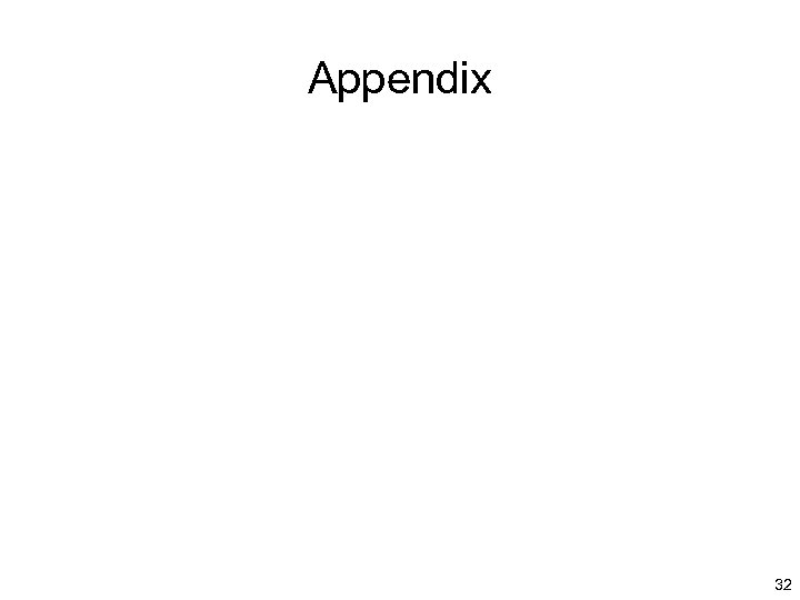 Appendix 32 