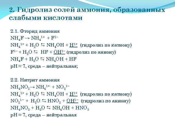 Фторид аммония