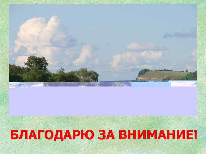 БЛАГОДАРЮ ЗА ВНИМАНИЕ! 