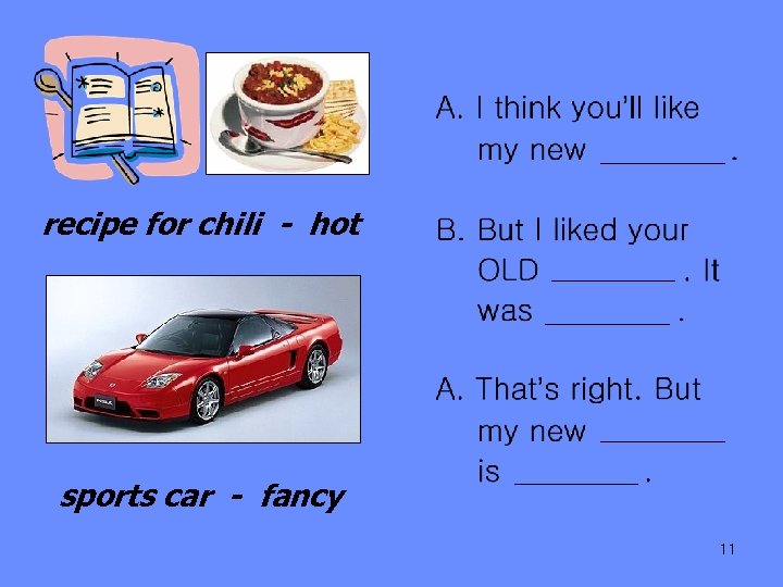 recipe for chili - hot sports car - fancy 11 