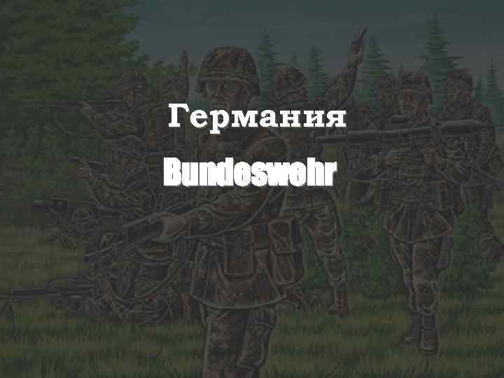 Германия Bundeswehr 