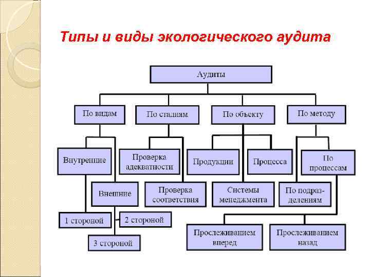Типы и виды экологического аудита 