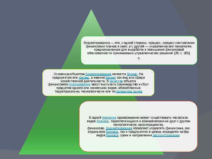 Бюджетирование — это, с одной стороны, процесс составления финансовых планов и смет, а с