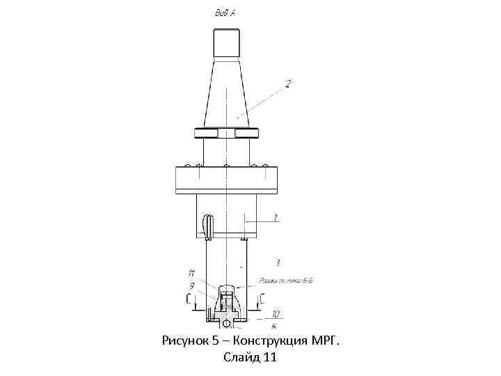 Рисунок 5 – Конструкция МРГ. Слайд 11 