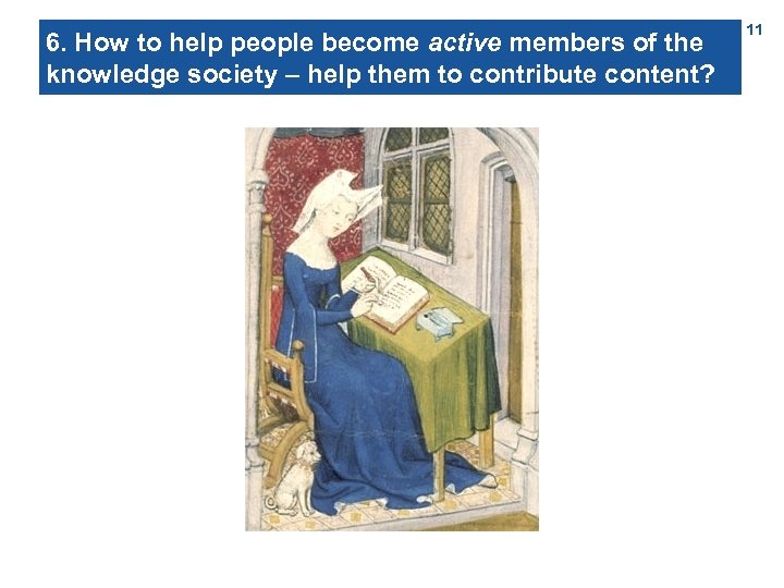 6. How to help people become active members of the knowledge society – help