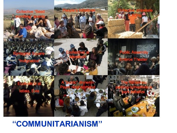 “COMMUNITARIANISM” 