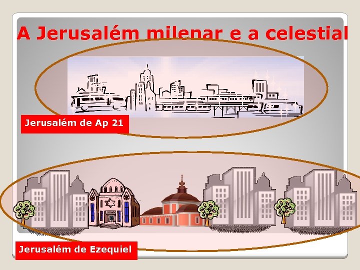 A Jerusalém milenar e a celestial Jerusalém de Ap 21 Jerusalém de Ezequiel 