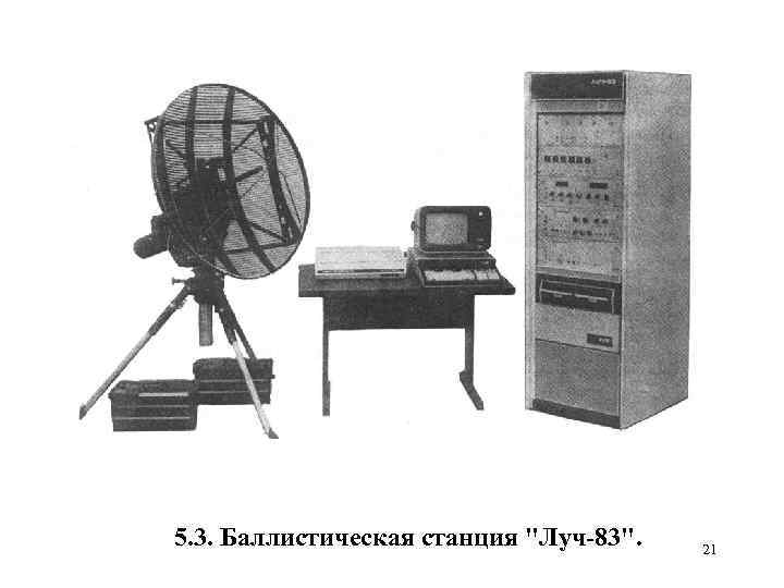 5. 3. Баллистическая станция "Луч-83". 21 