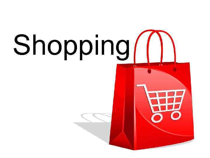 Shops and shopping test