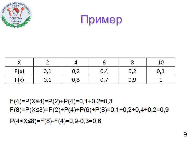 Таблица случайных величин