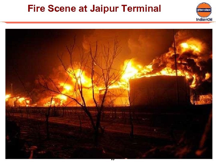 Fire Scene at Jaipur Terminal 10 