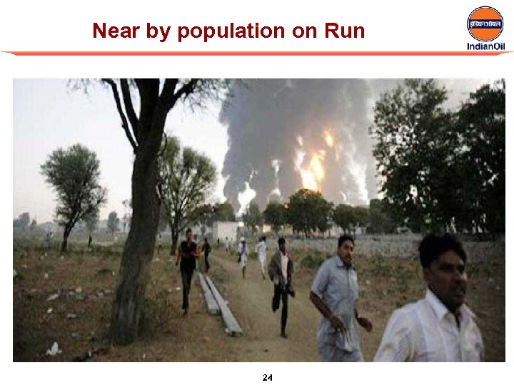 Near by population on Run 24 