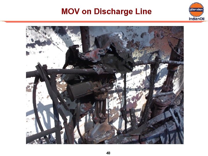 MOV on Discharge Line 48 